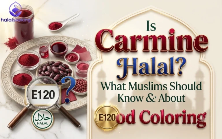 is carmine halal