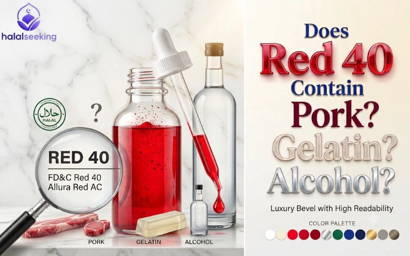 is red 40 halal