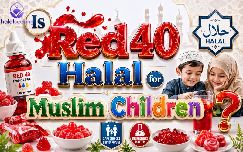 is red 40 halal