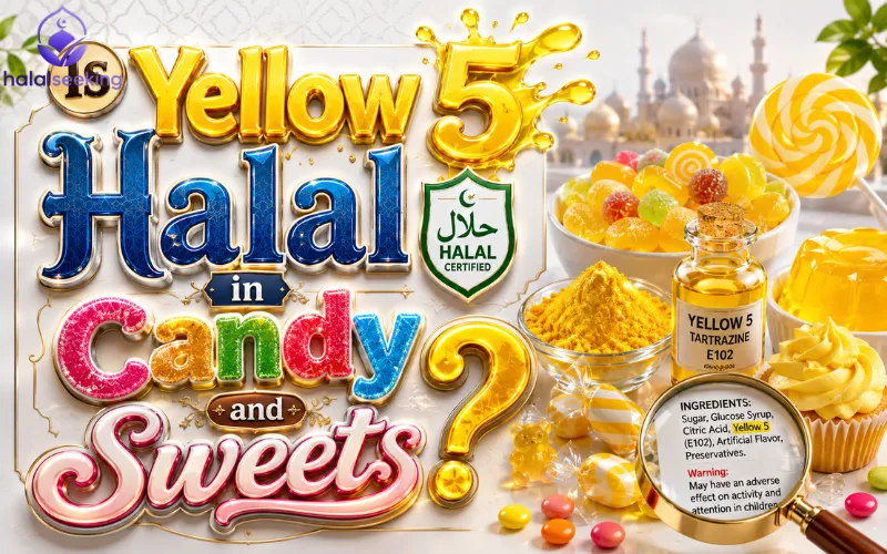 is yellow 5 halal