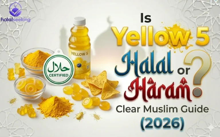 is yellow 5 halal