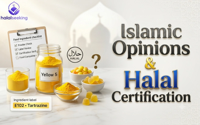 is yellow 5 halal